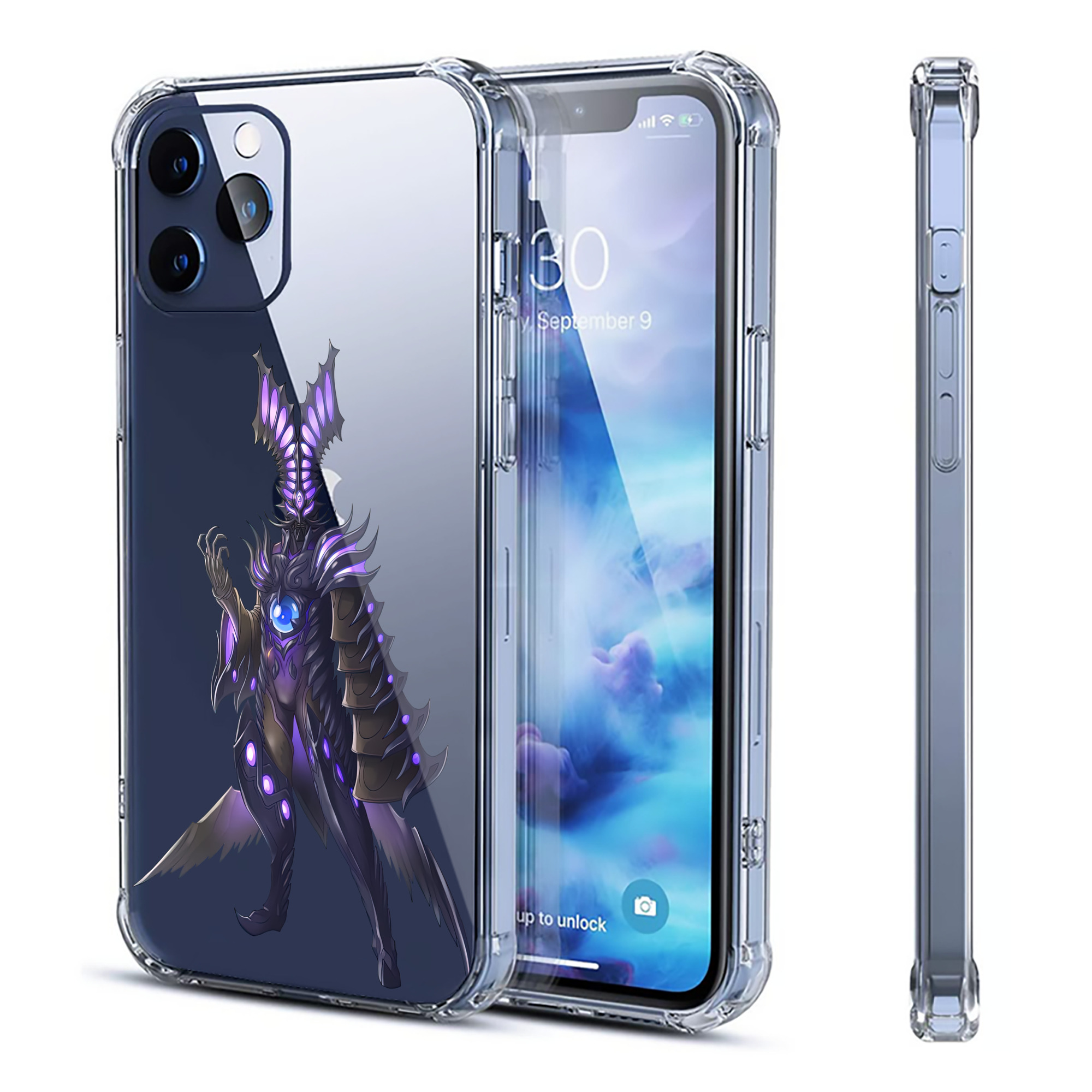 （画像用） ウルトラマン Ultraman 【iPhone 12シリーズ対応】透明スマホケース（クリアソフトケース）